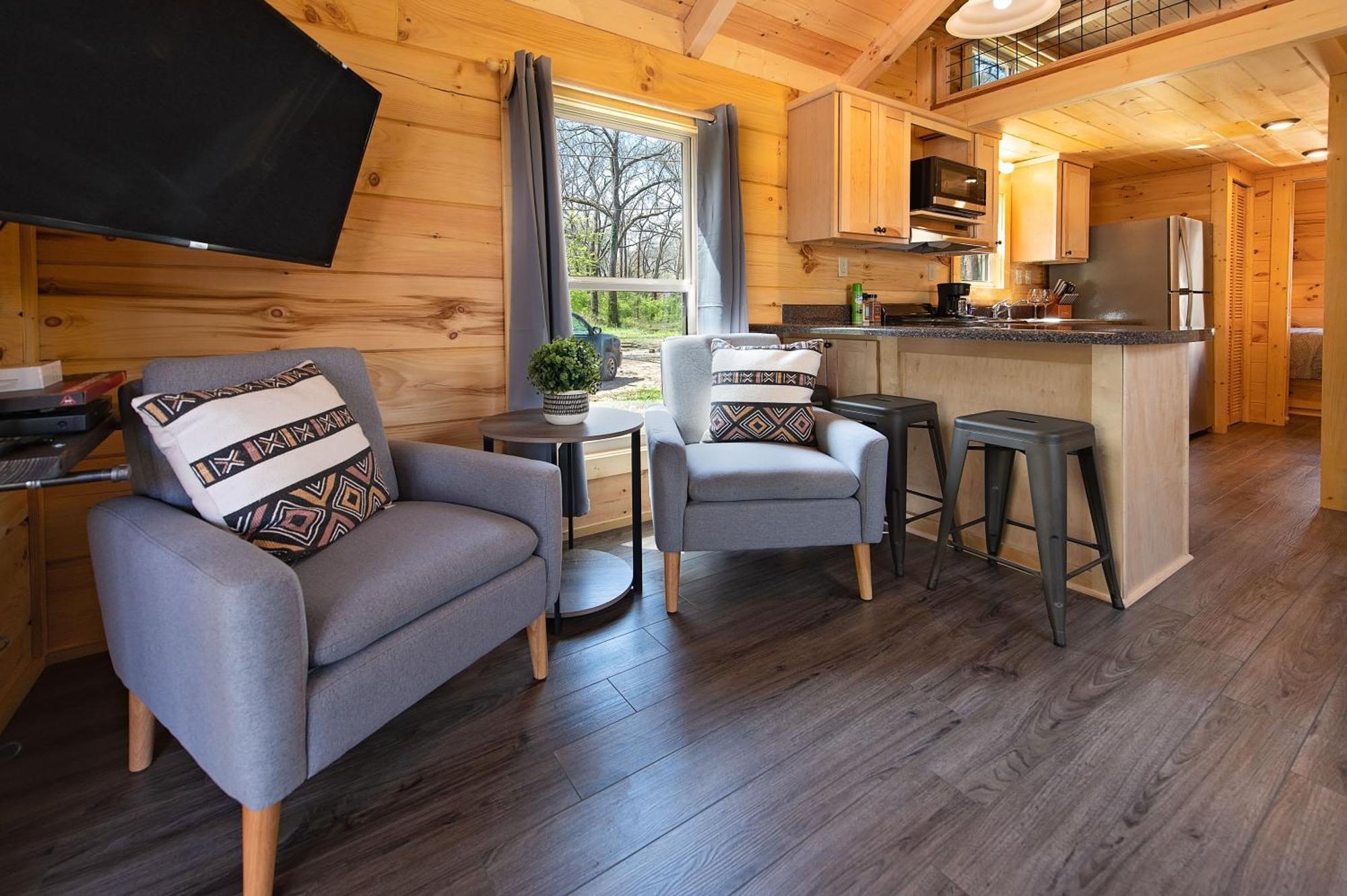 Meg Cabin Tiny Rustic Comfort On Lookout Mtn Чатануга Екстериор снимка